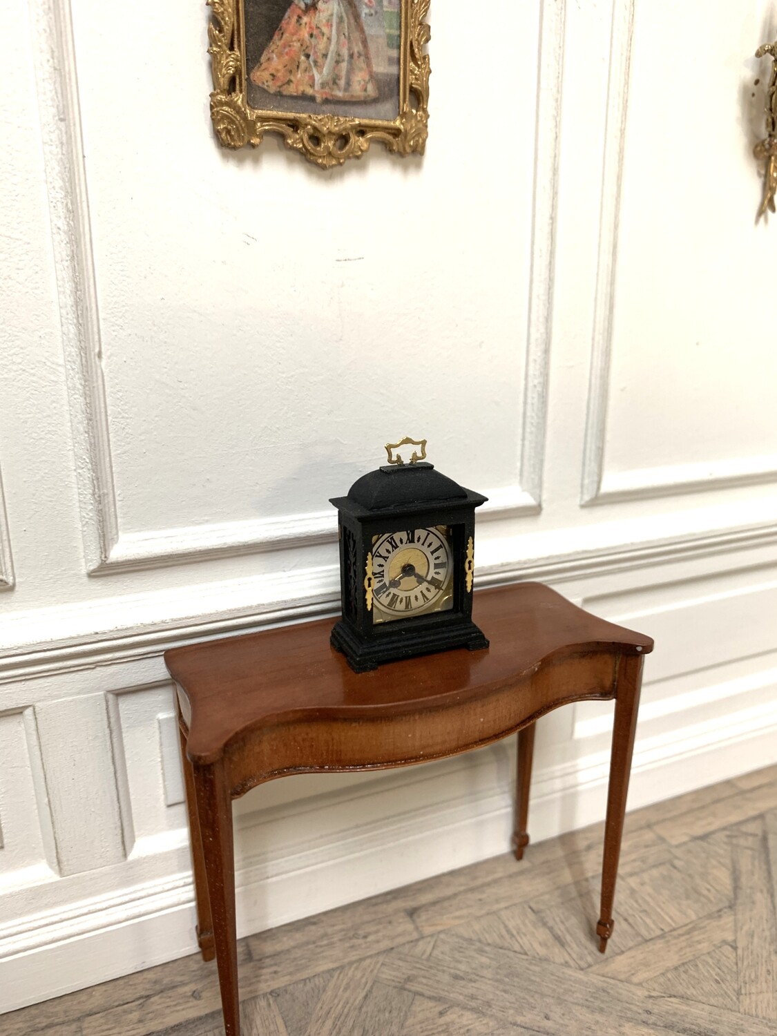17th century small bracket clock