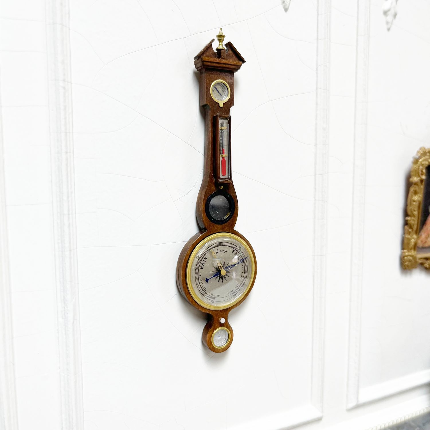 Georgian wheel barometer circa 1790