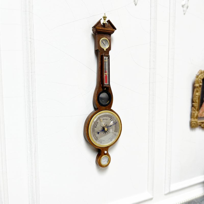 Georgian wheel barometer circa 1790