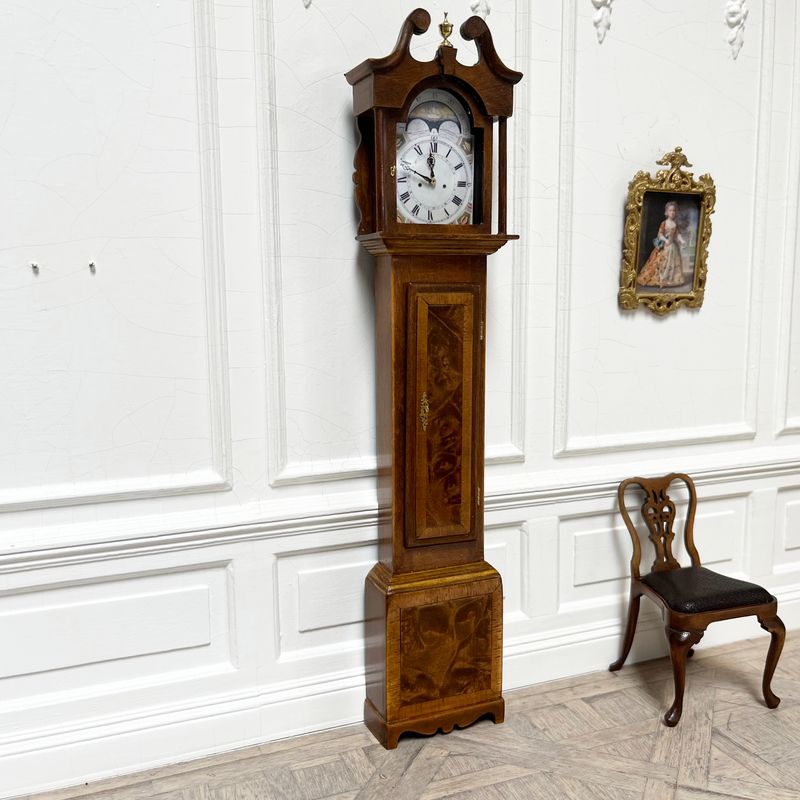 English swan neck longcase clock B