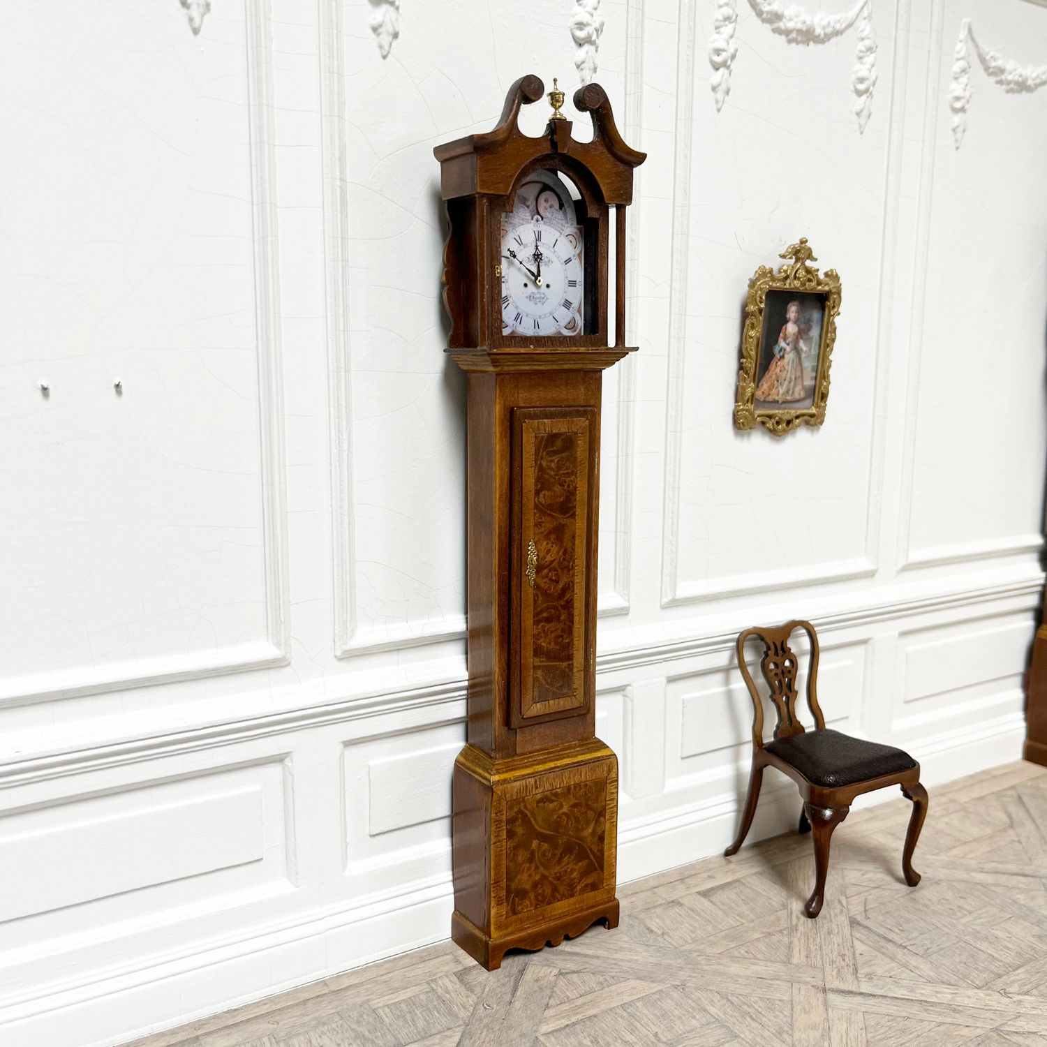 English swan neck longcase clock E