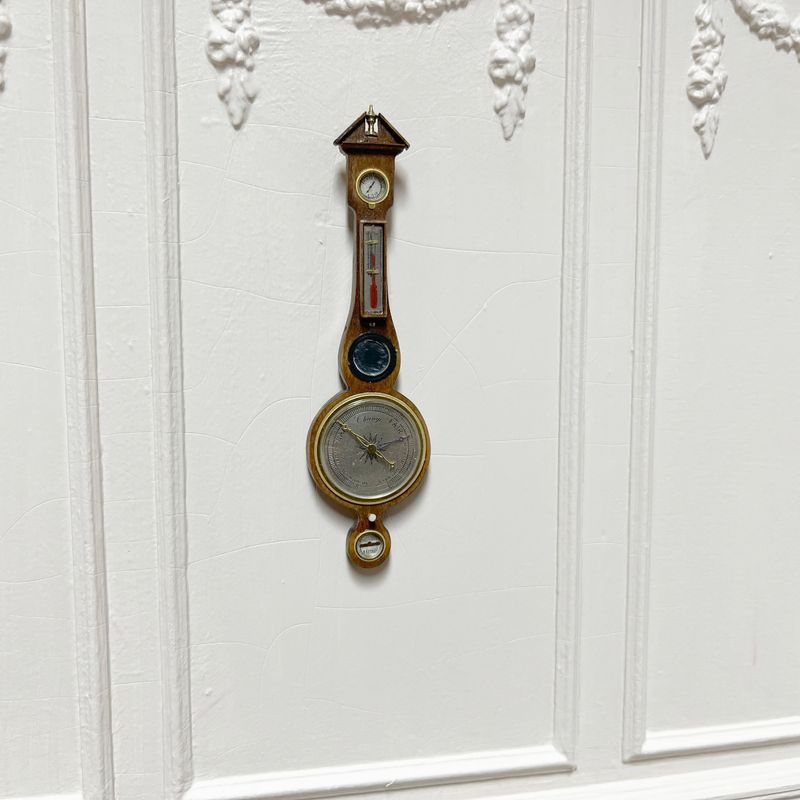Georgian wheel barometer circa 1790