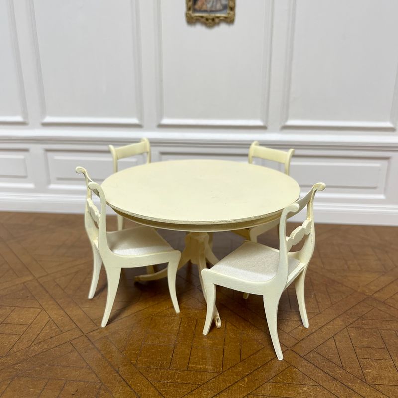 regency painted breakfast or dining table set regency painted breakfast or dining table set