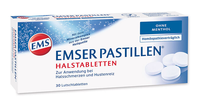 EMSER compresse mal di gola e tosse 30 pezzi