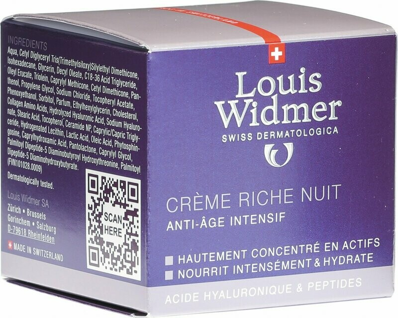 LOUIS WIDMER crema ricca notte ANTI-AGE 50 ml
