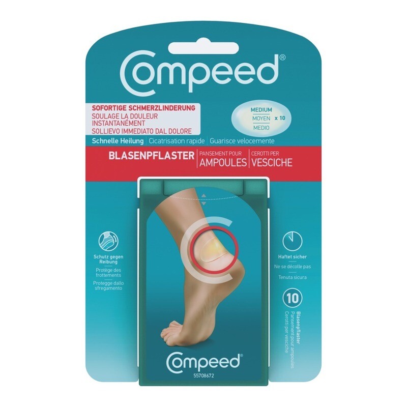 COMPEED cerotti fiacche tallone 10 pezzi