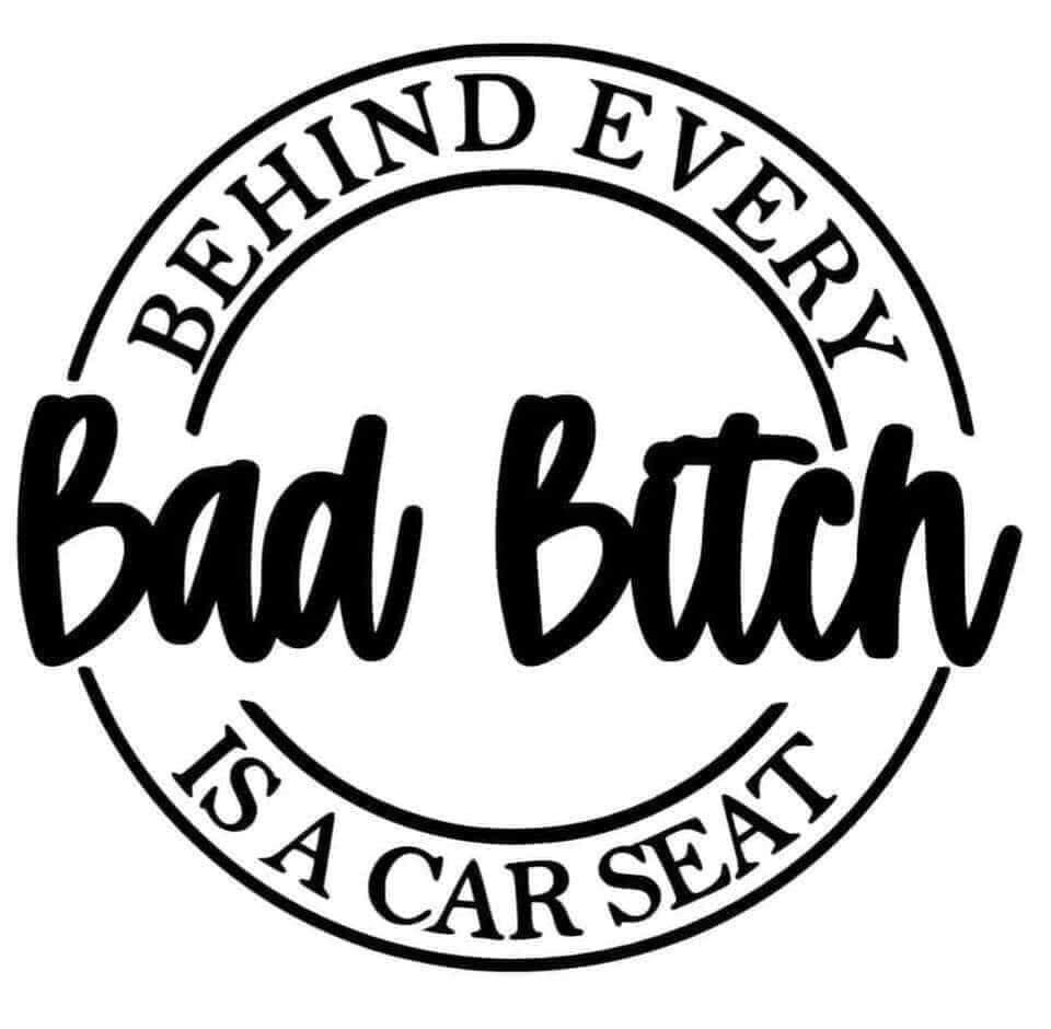 Car Seat Bumper Sticker