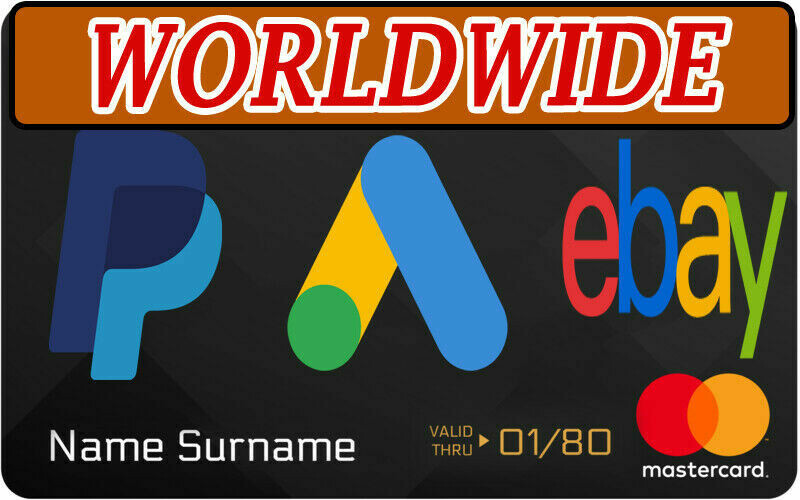 Virtual credit card for Verification worldwide Virtual credit card for Verification worldwide