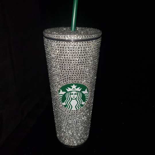 Rhinestone Starbucks Cup