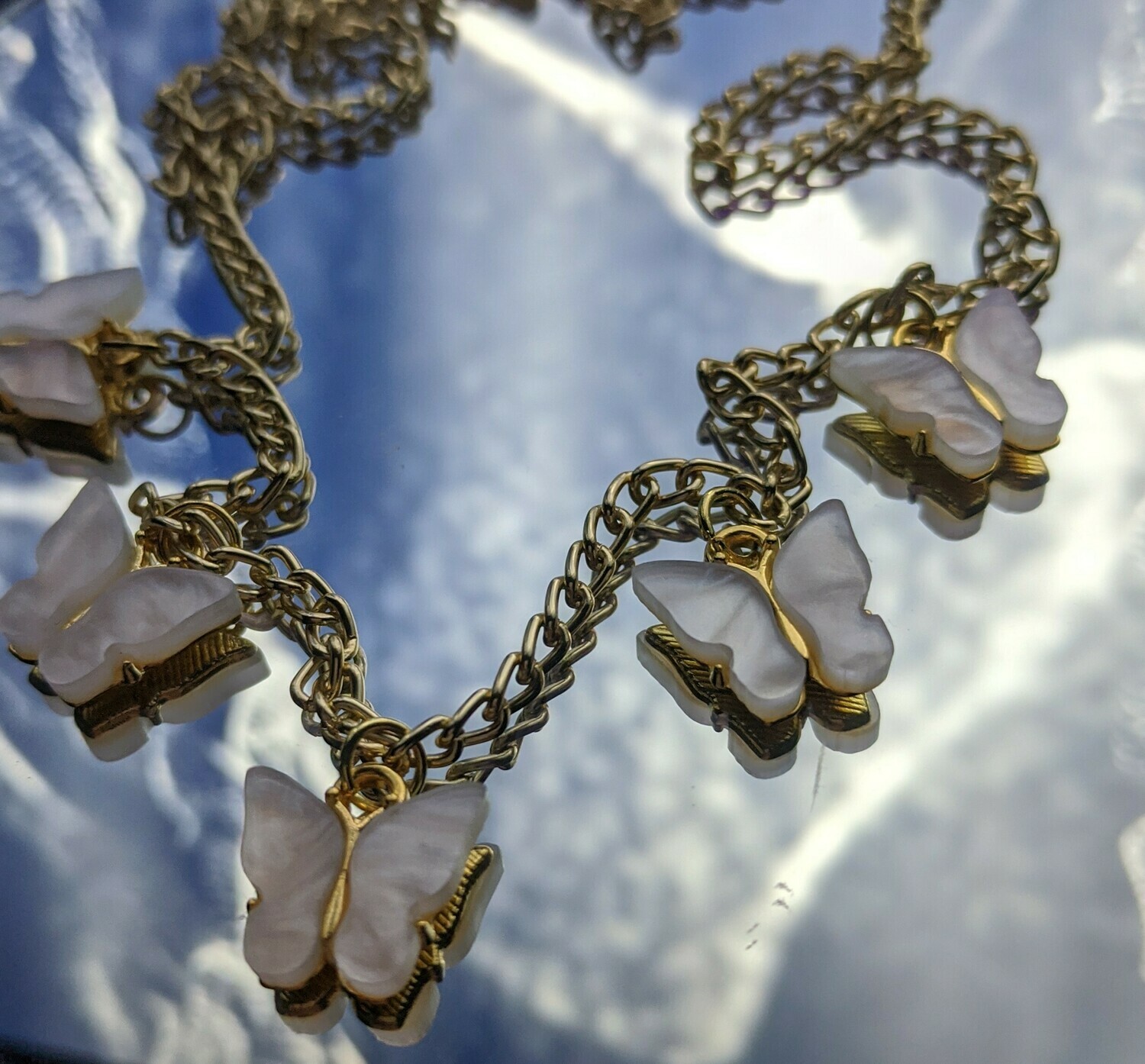 butterfly charm necklace