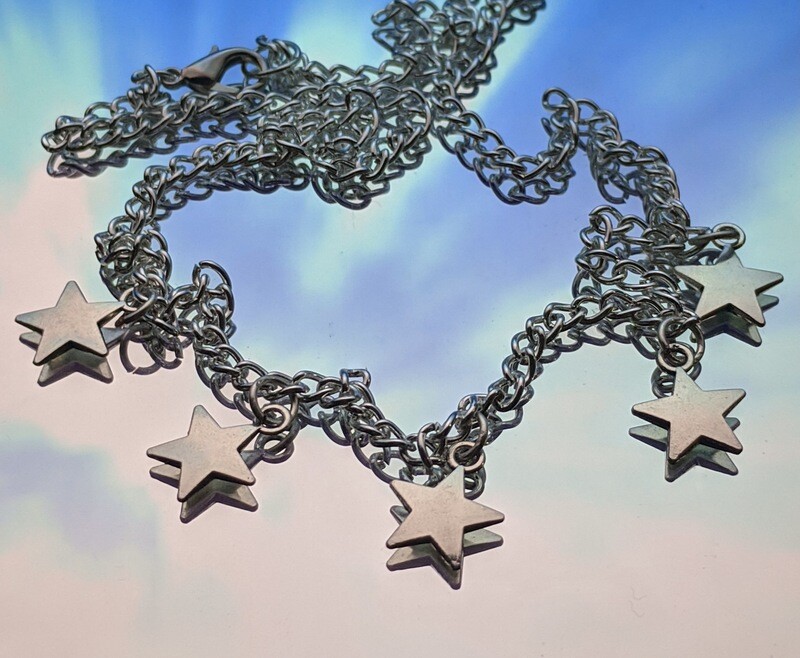 Gold and Silver star chokers