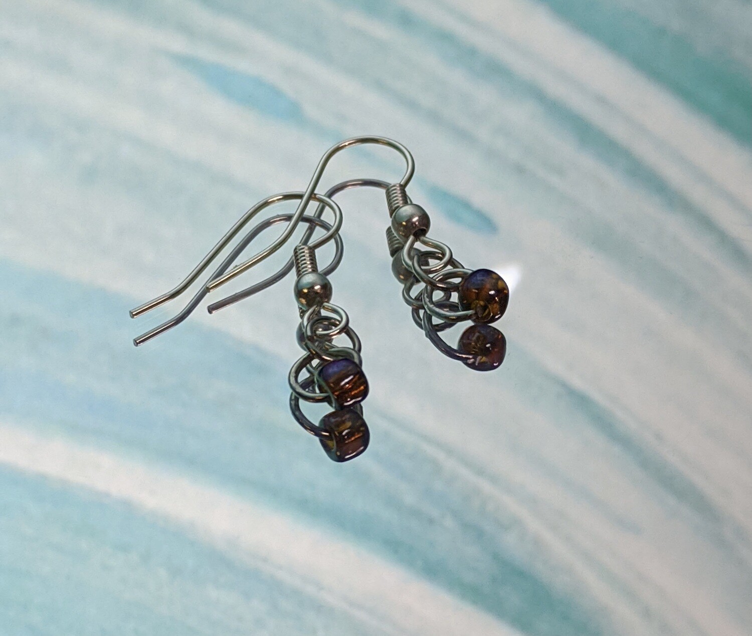 seed bead earrings
