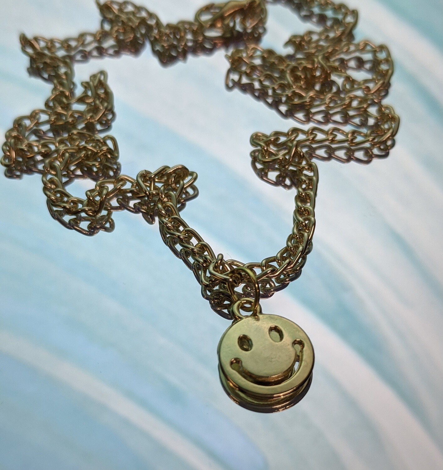 smiley face necklace