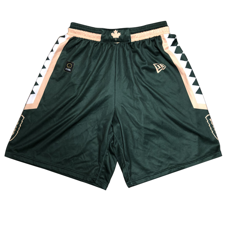 Saskatchewan Rattlers Green Game Shorts
