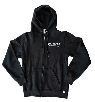 Rattlers Basketball Black Zip Hoodie