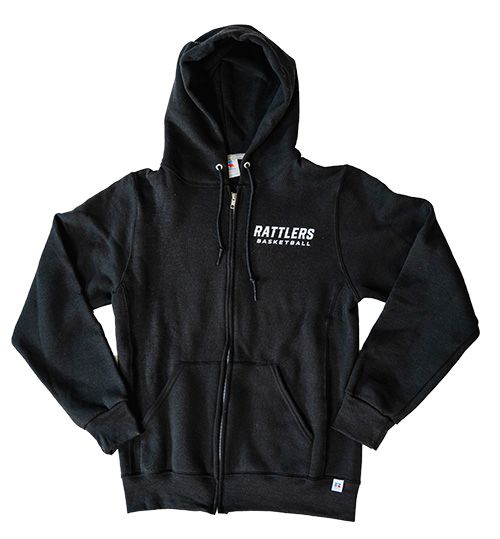 Rattlers Basketball Black Zip Hoodie