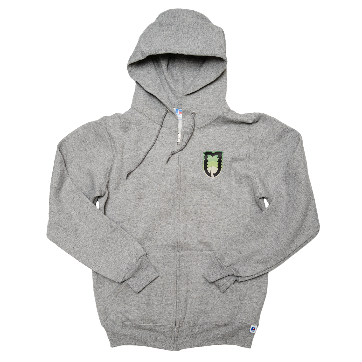 Aurora Grey Zip Hoody
