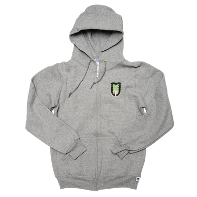 Aurora Grey Zip Hoody