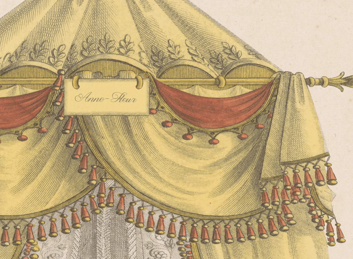 THE CANOPIED BED YELLOW €49.50m2 ℗