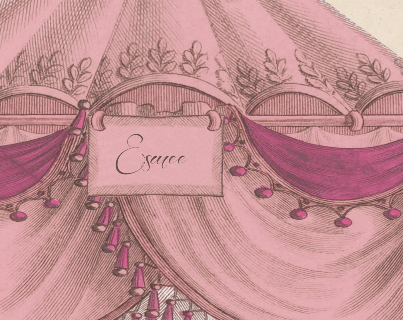 THE CANOPIED BED PINK €49.50m2 ℗