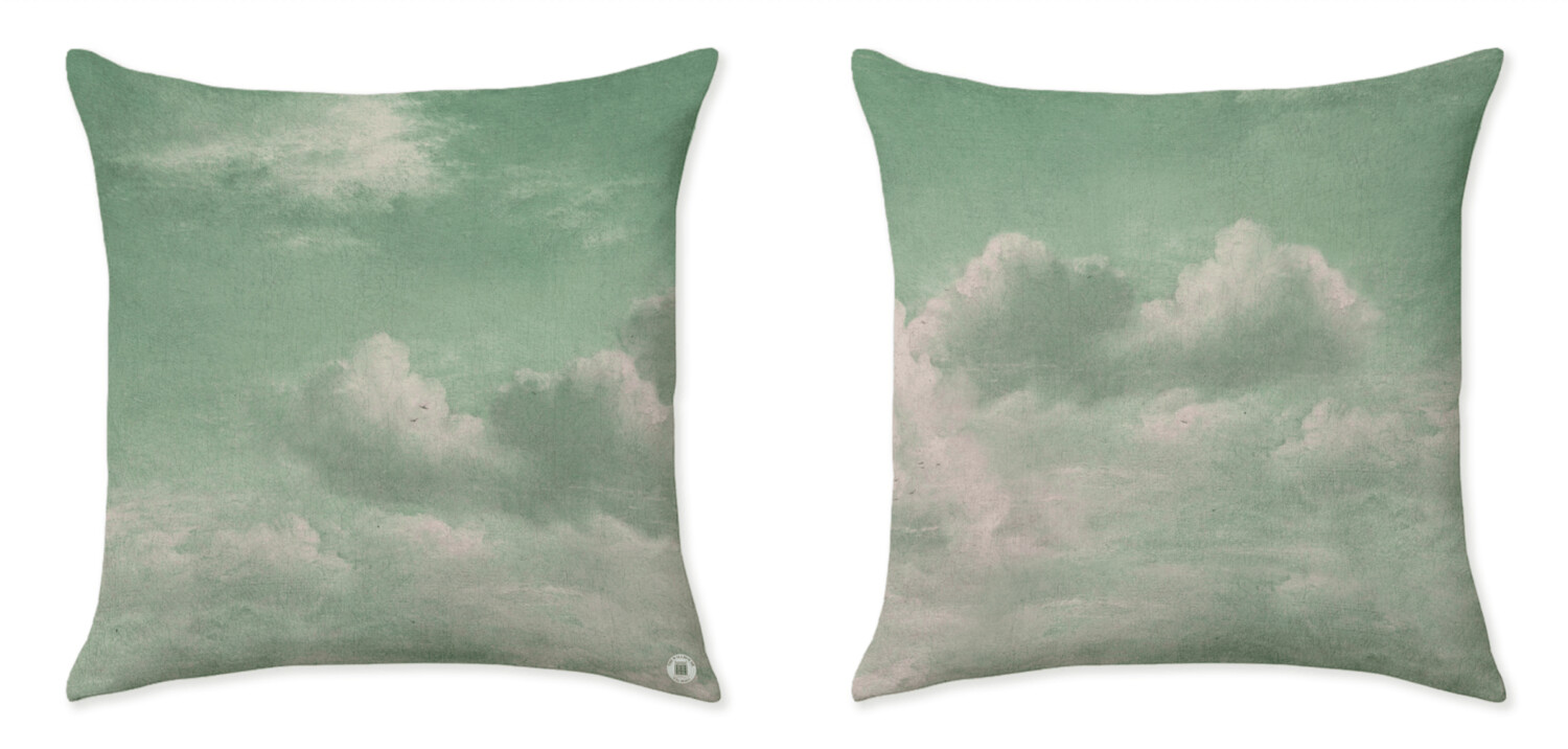 CLOUDS  GREEN CUSHIONS