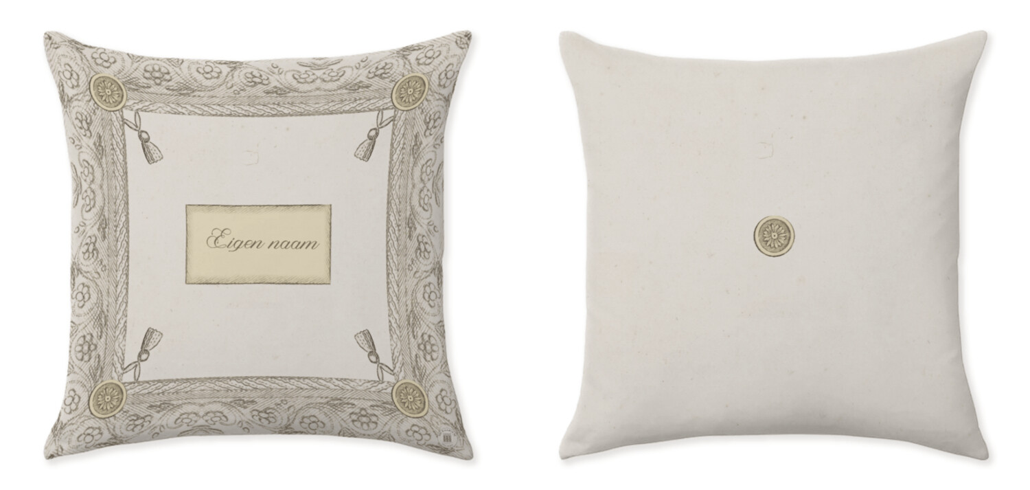 THE CANOPIED BED OFF-WHITE CUSHIONS ℗