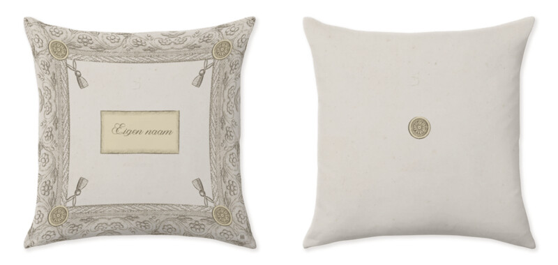 THE CANOPIED BED OFF-WHITE CUSHIONS ℗