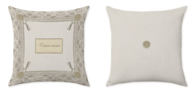 THE CANOPIED BED OFF-WHITE CUSHIONS ℗