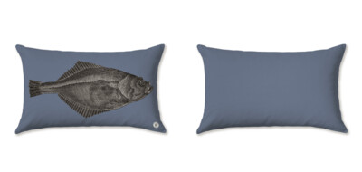THE LOBSTER/TURBOT LIGHT BLUE CUSHIONS