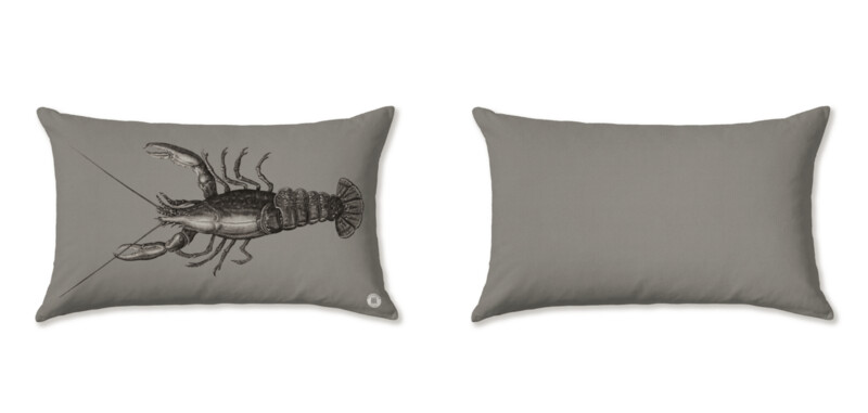 THE LOBSTER/TURBOT GREY CUSHIONS