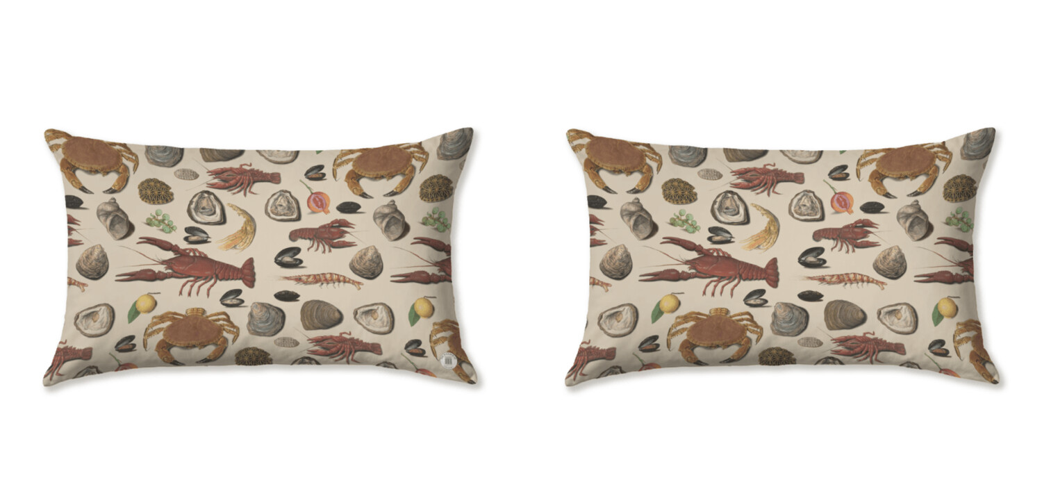 THE OYSTER / SEAFOOD OFF-WHITE CUSHIONS