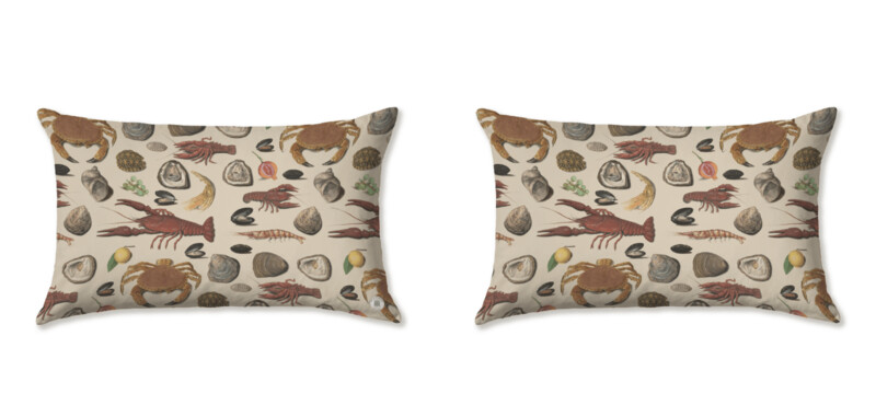THE OYSTER / SEAFOOD OFF-WHITE CUSHIONS