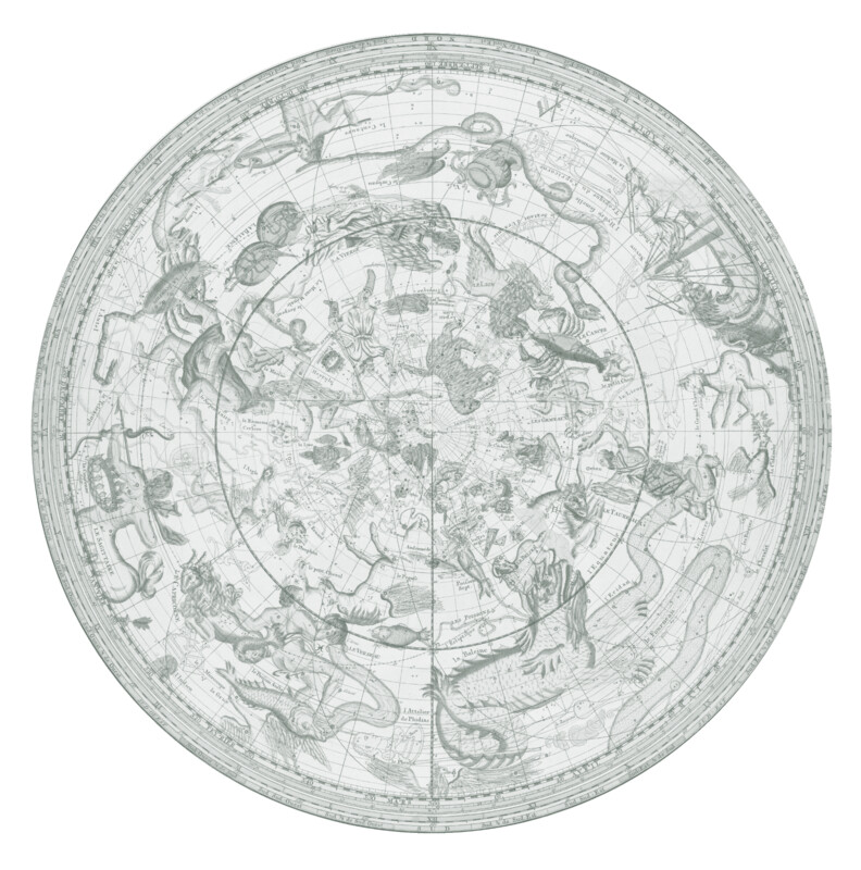 STAR CHART GREEN CEILING/WALL STICKER