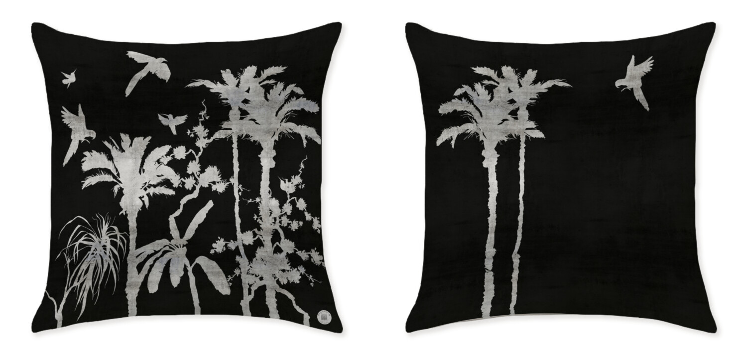 PALMS BLACK CUSHIONS