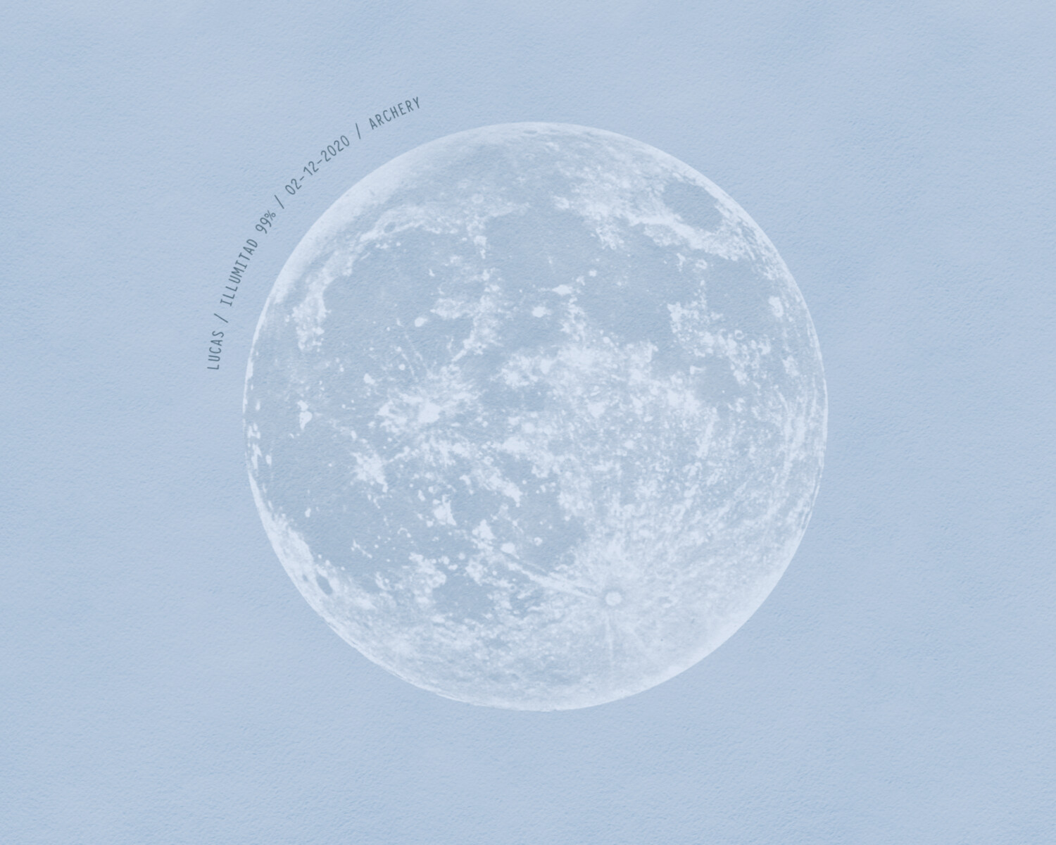 WISH MOON BLUE €49.50m2 ℗