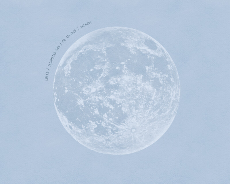 WISH MOON BLUE €49.50m2 ℗