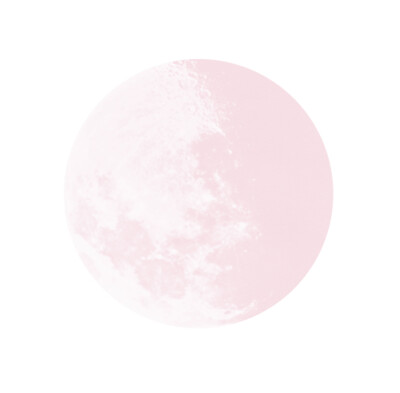 WISH MOON PINK CEILING/WALL STICKER ℗