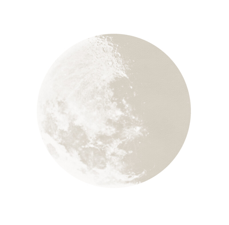 WISH MOON BEIGE CEILING/WALL STICKER ℗