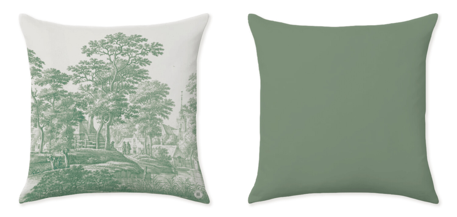 ITALIANATE GREEN CUSHIONS