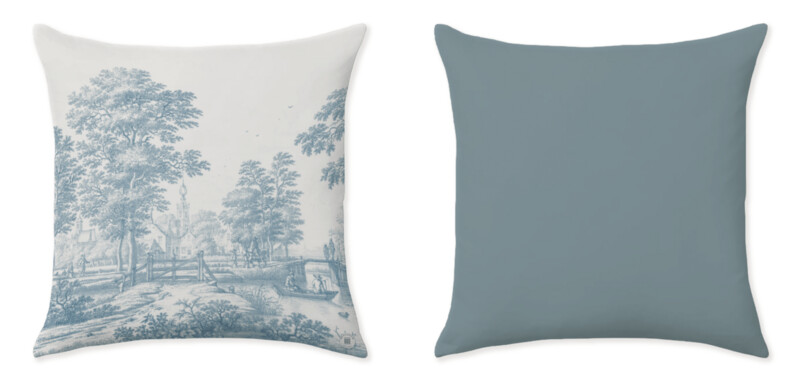 ITALIANATE BLUE CUSHIONS