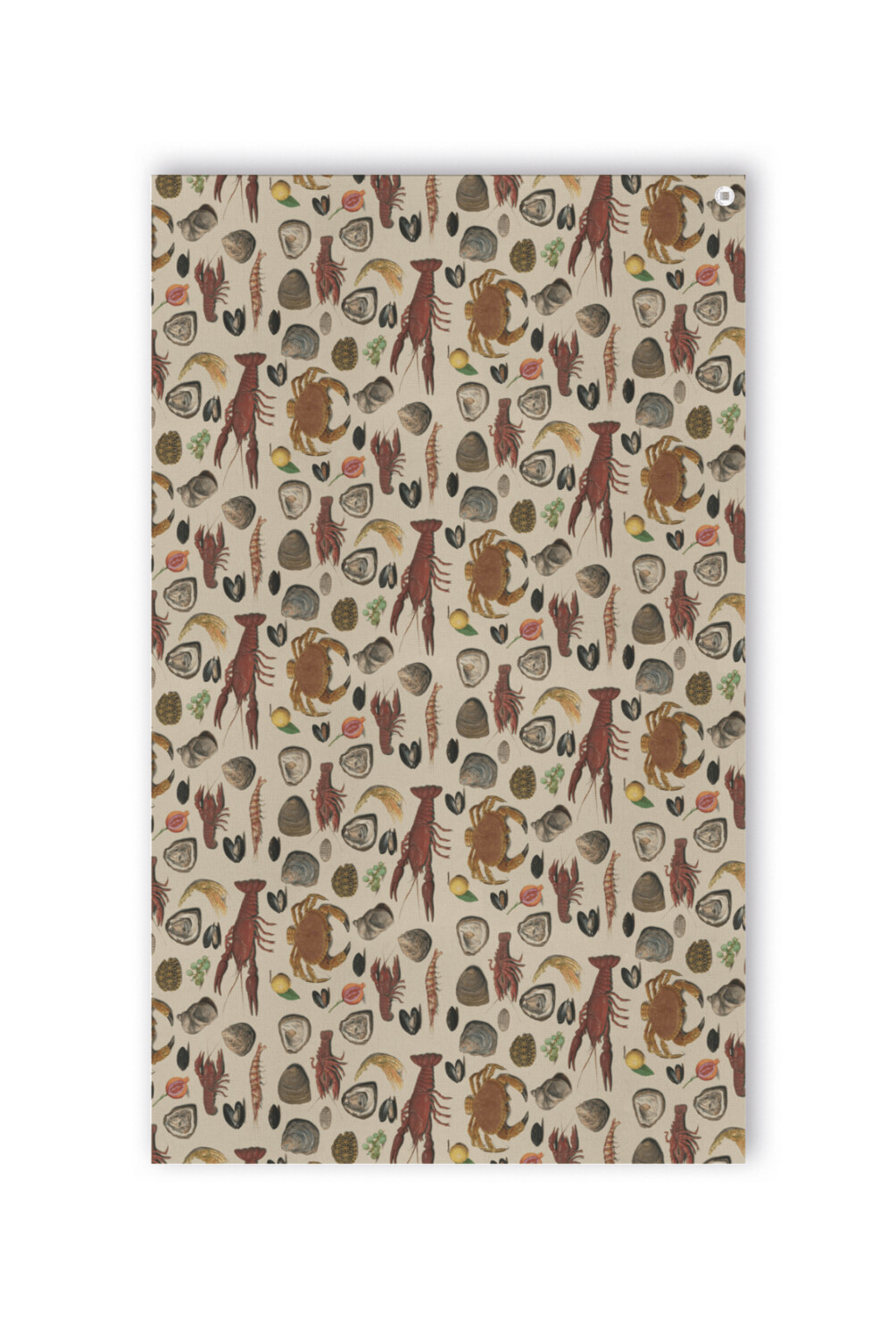 THE OYSTER / SEAFOOD OFF-WHITE  TABLECLOTH