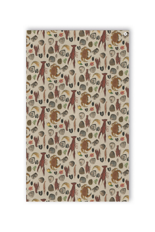 THE OYSTER / SEAFOOD OFF-WHITE  TABLECLOTH