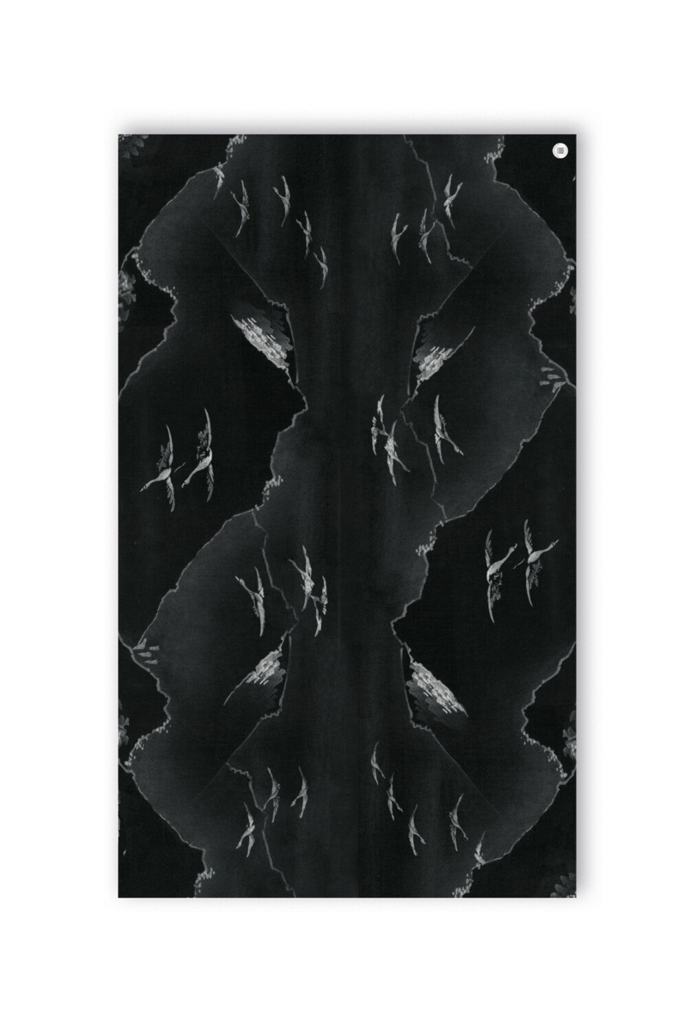 NARIKURI BLACK TABLECLOTH