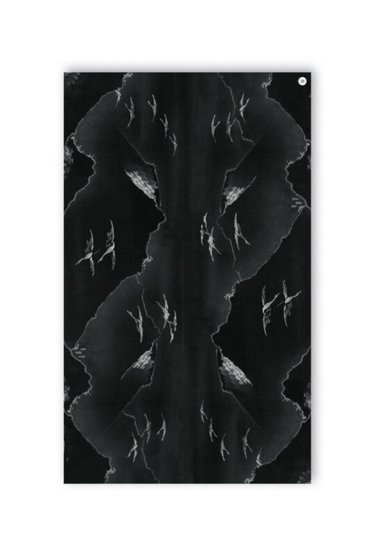 NARIKURI BLACK TABLECLOTH