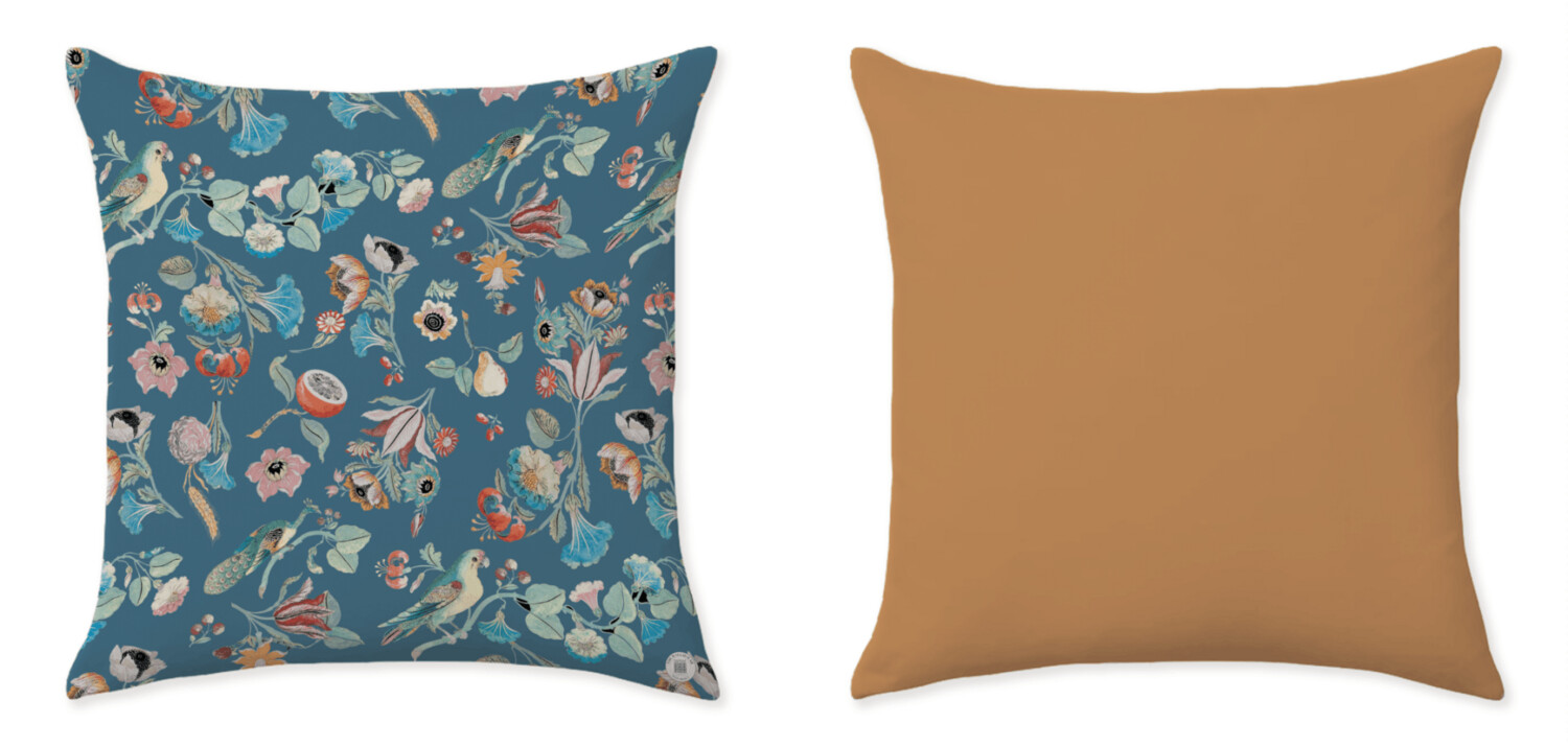 COQUELICOT BLUE CUSHIONS