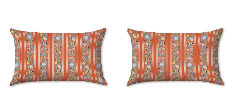 COQUELICOT ORANGE  CUSHIONS