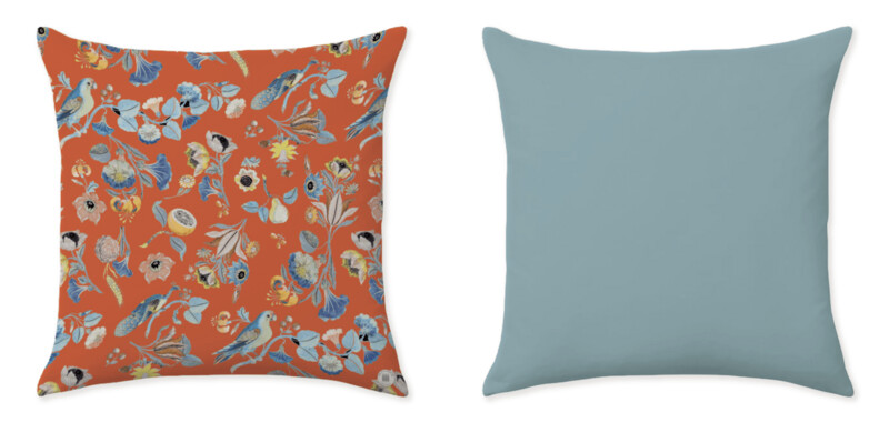 COQUELICOT ORANGE CUSHIONS