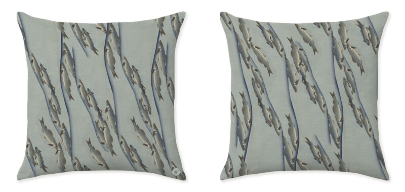 CATCH OF THE DAY STRIPE CUSHIONS