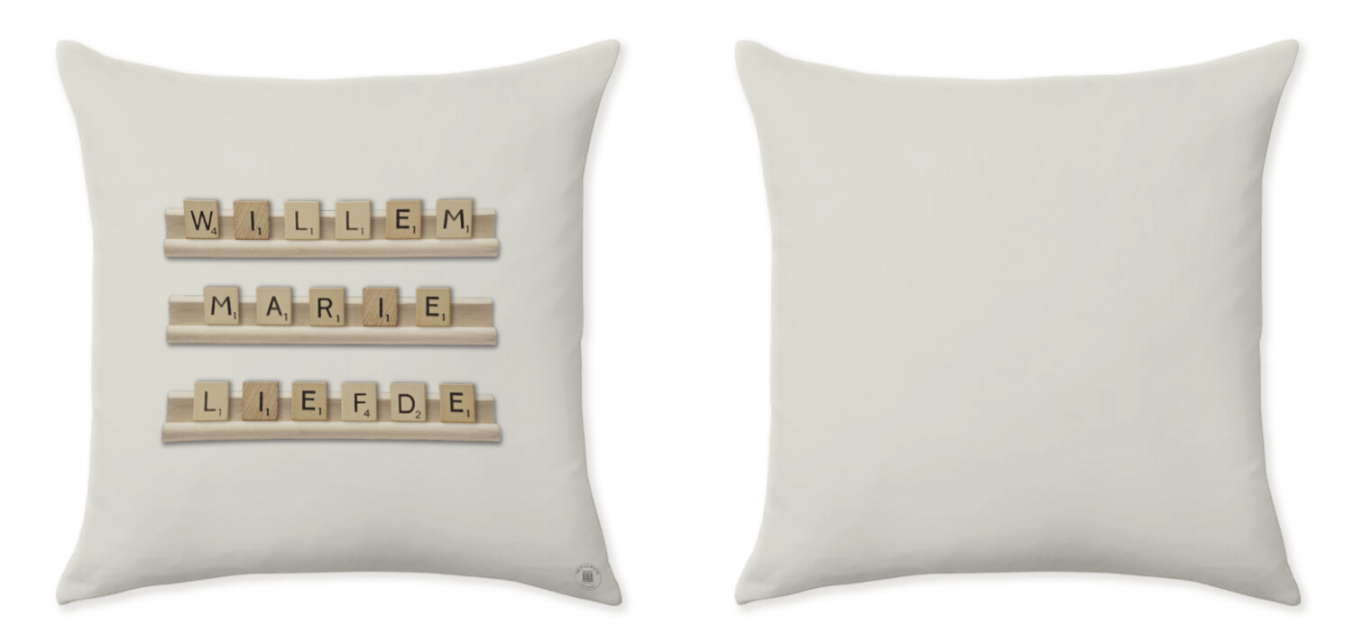 SCRABBLE CUSHION ℗