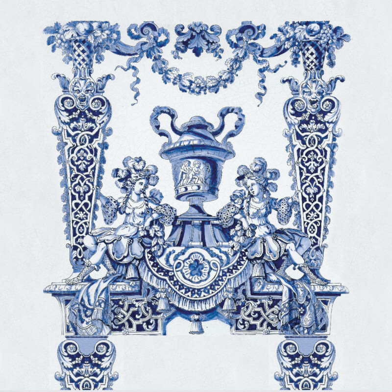 CARTOUCHE BLUE €45m2